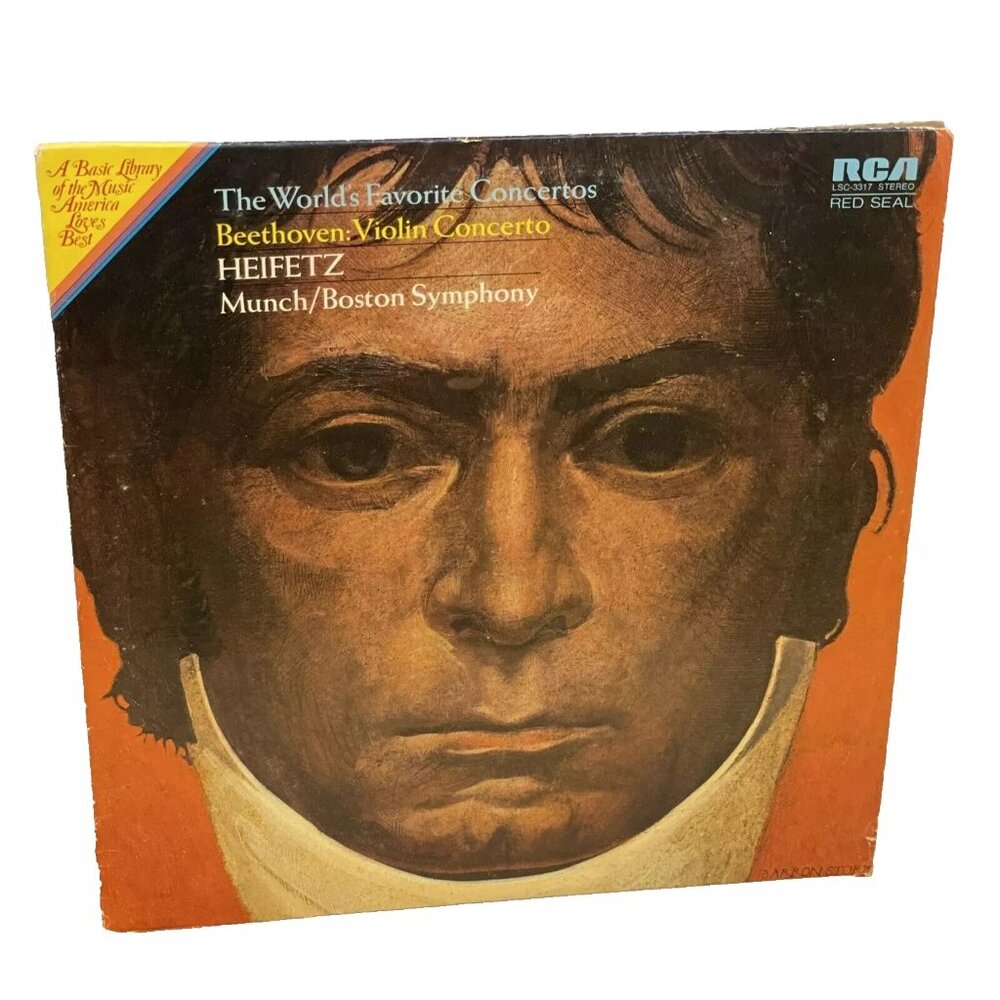 The World's Favorite Concertos (Violin Concerto) (Vinyl, 1970) RCA LSC-3317 VG+